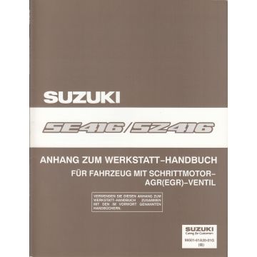 Suzuki Vitara SE416 / SZ416 (90-98) - Werkstatthandbuch Schrittmotor