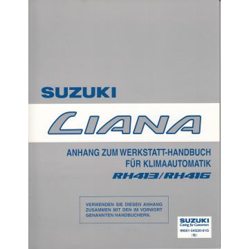 Suzuki Liana (01-07) - Anhang zum Werkstatthandbuch - Klimaautomatik