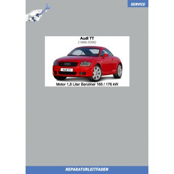 Audi TT (1998-2006) Reparturleitfaden Motor 1,8 Liter Benziner 165 / 176 kW