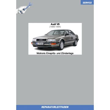 Audi V8 (1988-1994) Reparaturleitfaden Motronic Einspritz- und Zündanlage