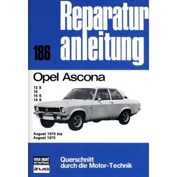 Opel Ascona (08.1970 - 08.1975) Reparaturanleitung Bucheli 186