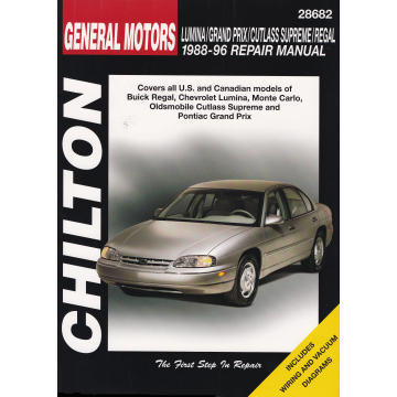 GM Lumina Grand Prix Cutlass Supreme Regal (88-96) Repair Manual Chilton Reparaturanleitungen