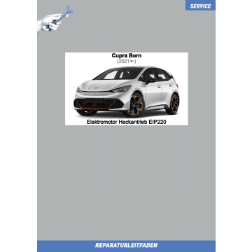 Cupra Born (2021 >) Reparaturleitfaden Elektromotor Heckantrieb EIP220 110 / 150 / 170 kW