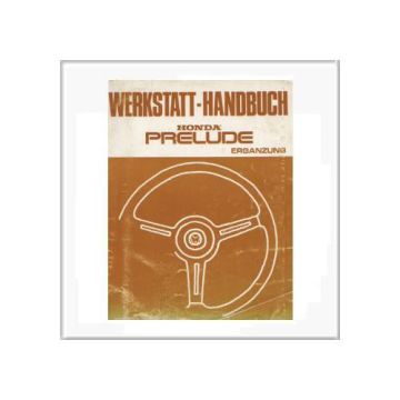 Honda Prelude 1979 - Ergänzung Werkstatthandbuch