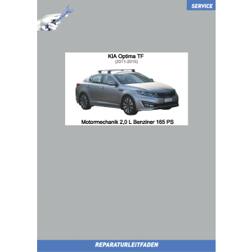 KIA Optima TF (11-15) Reparaturleitfaden Motormechanik 2,0 L Benziner 165 PS