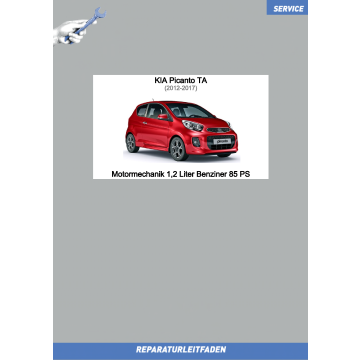 Kia Picanto TA (12-17) Reparaturleitfaden Motormechanik 1,2 L Benziner 85 PS