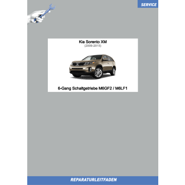 Kia Sorento XM (09-15) Reparaturleitfaden 6-Gang Schaltgetriebe M6GF2/M6LF1