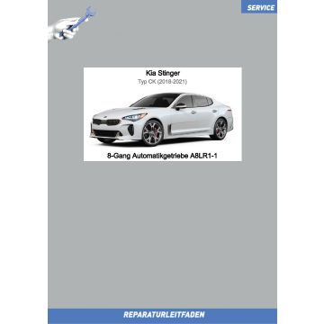 KIA Stinger CK (18>) Reparaturleitfaden 8-Gang Automatikgetriebe A8LR1-1