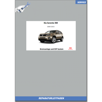 Kia Sorento XM (09-14) Werkstatthandbuch Bremsanlage und ESP System
