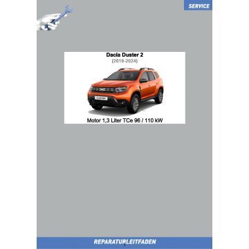 Dacia Duster 2 (2018-2024) Reparaturleitfaden Motor 1,3 Liter TCe 96 / 110 kW