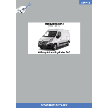 Renault Master 3 (2010-2019) Werkstatthandbuch 6 Gang Automatikgetriebe PA0