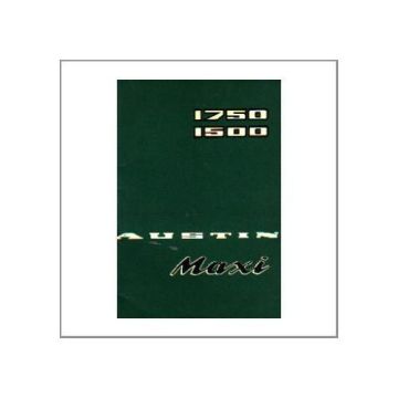 Rover Austin Maxi 1750/1500 - Handbook