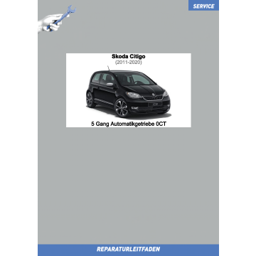 Skoda Citigo (2011-2020) Reparaturleitfaden 5 Gang Automatikgetriebe 0CT