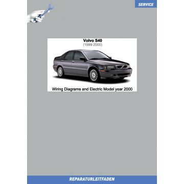 Volvo S40 (1999-2000) Wiring Diagrams and Electric Model Year 2000