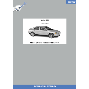 Volvo S60 (01-09) Reparaturleitfaden Motor 2,4 Liter TD D5244T4