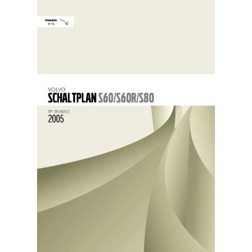 Volvo S60 (2004-2005) Schaltpläne und Elektrik Modelljahr 2005