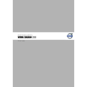 Volvo S80 (2007-2008) Wiring Diagrams and Electric Model Year 2008