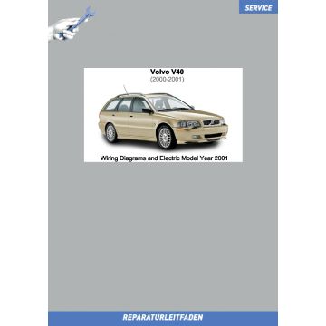 Volvo V40 (2000-2001) Wiring Diagrams and Electric Model Year 2001