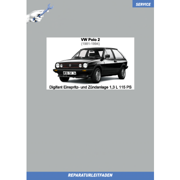 VW Polo 2 (81-94) Reparaturleitfaden Digifant Einspritzanlage / Zündanlage 1,3 Liter 115 PS