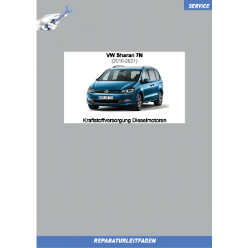 VW Sharan (10-21) Reparaturleitfaden Kraftstoffversorgung Dieselmotoren