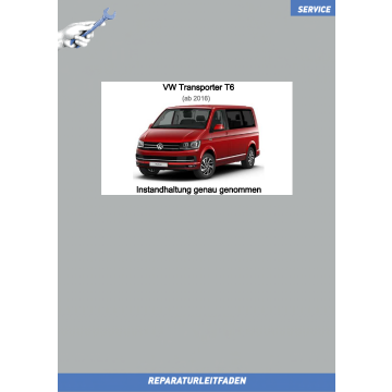 VW Transporter T6 / T6.1 (15>) Reparaturleitfaden Instandhaltung Service Wartung