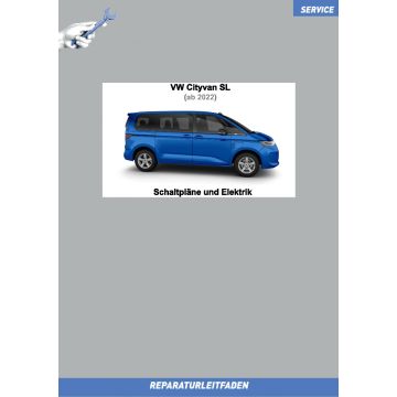 VW Cityvan SL (ab 2022) Schaltpläne und Elektrik