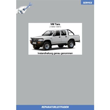 VW Taro 1989-1997 Reparaturleitfaden Instandhaltung Inspektion Service